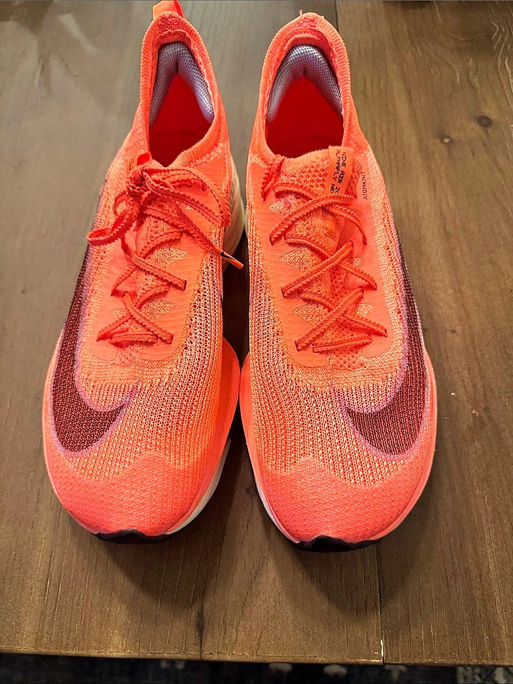 Nike Air Zoom Alphafly Next% 2 Atomknit Total Orange Running Shoes